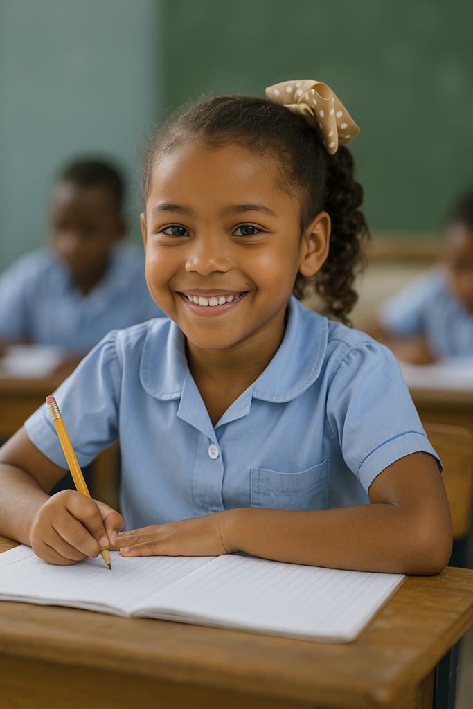 petite fille a l'école